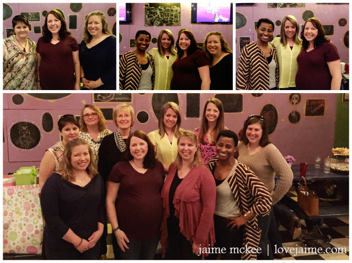 {almost} wordless Wednesday: Baby shower edition