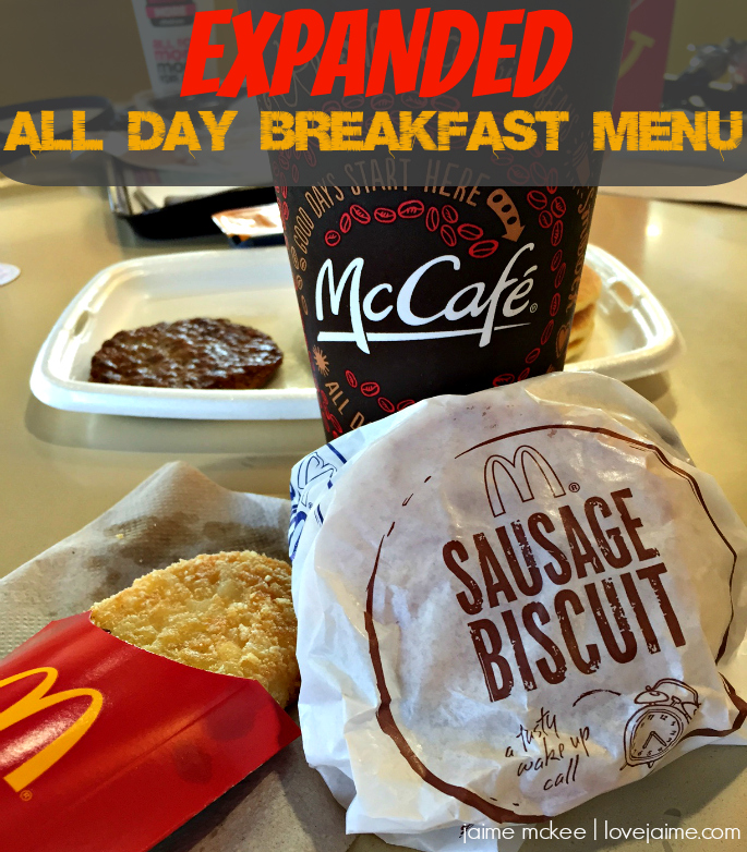 McDonald's all day breakfast menu is expanded and better than ever before! 