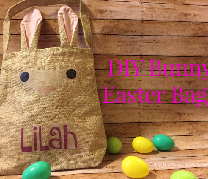 DIY Bunny Easter bags