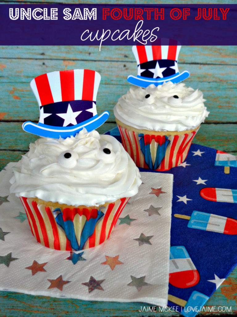 Uncle Sam cupcakes