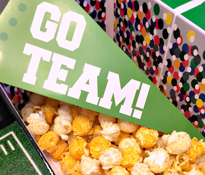 Get football-ready with G.H. Cretors popcorn!
