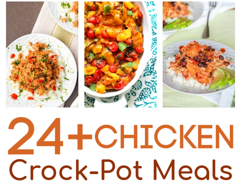 Slow cooker chicken recipes and pre-cooked chicken recipes to help complete your family's meal plan.