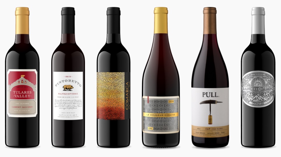 Six bottles of wine for $29.95 - and free shipping!