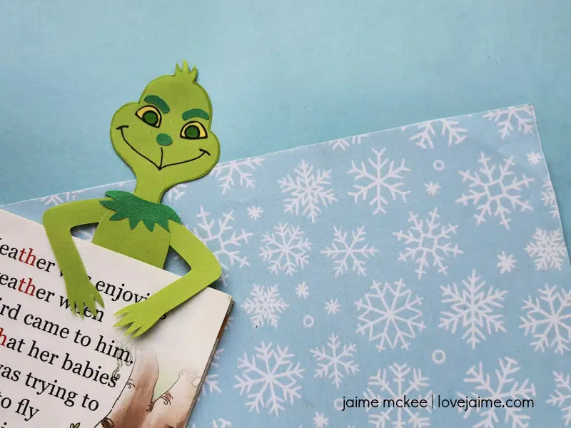 This Grinch bookmark is a fun activity for the holiday season!