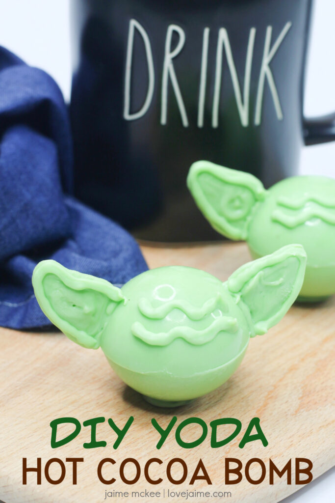 Yoda Hot Cocoa Bombs Recipe - make them at home!