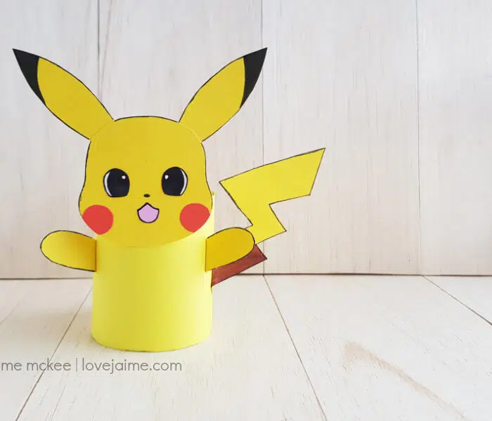 Pokémon Pikachu paper craft DIY