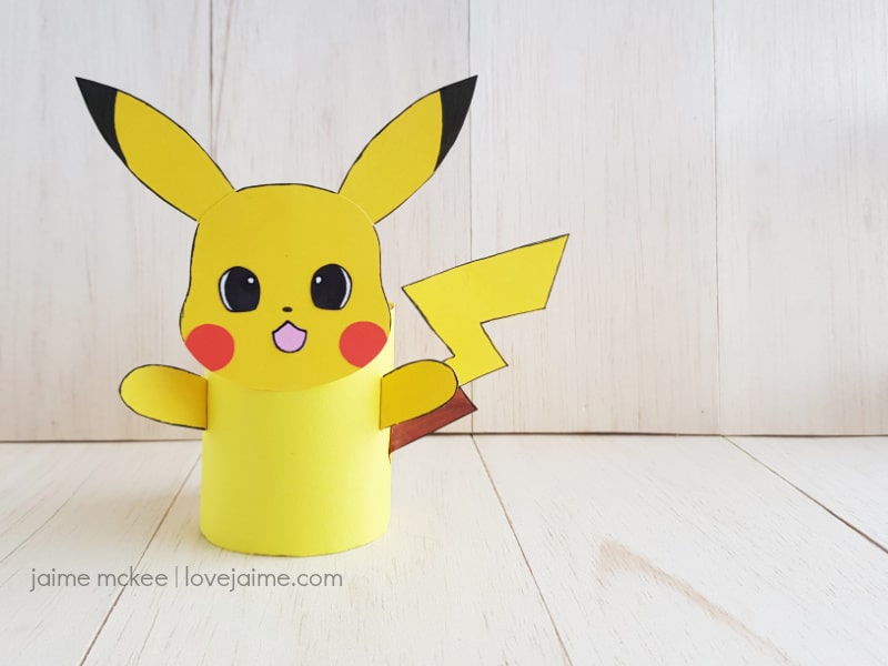 Pokemon Pikachu paper craft