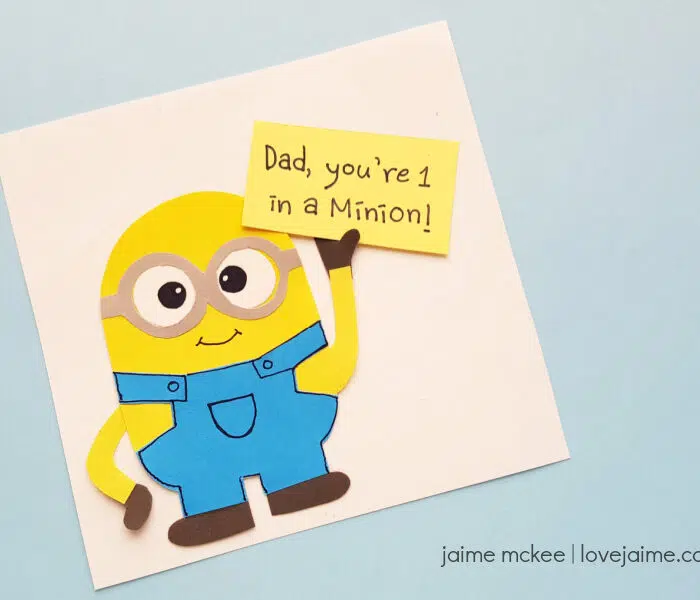 How to Make a Minion Father’s Day Card