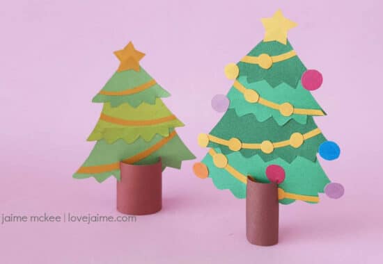DIY Christmas tree craft
