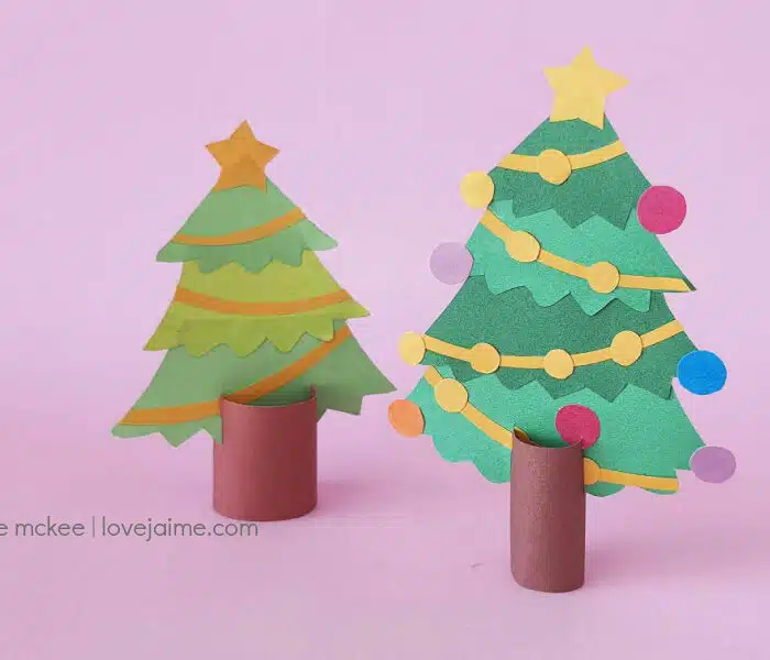 DIY Christmas tree craft