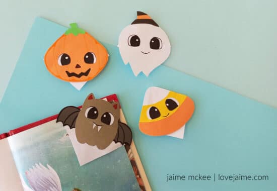 Halloween Corner Bookmarks Tutorial